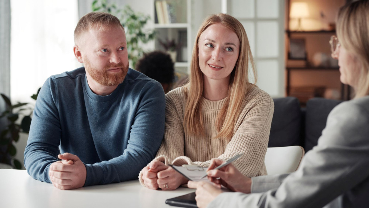 Beratungsgespräch mit Paar
