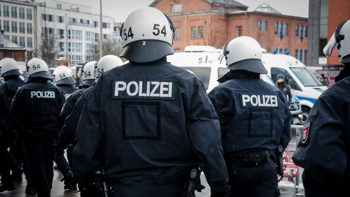 Polizisten im Einsatz